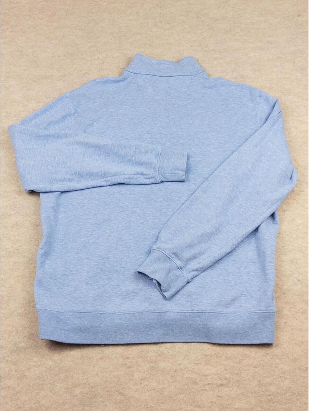 Polo Ralph Lauren Light Blue Quarter-Zip Pullover Size L - Picture 3 of 9